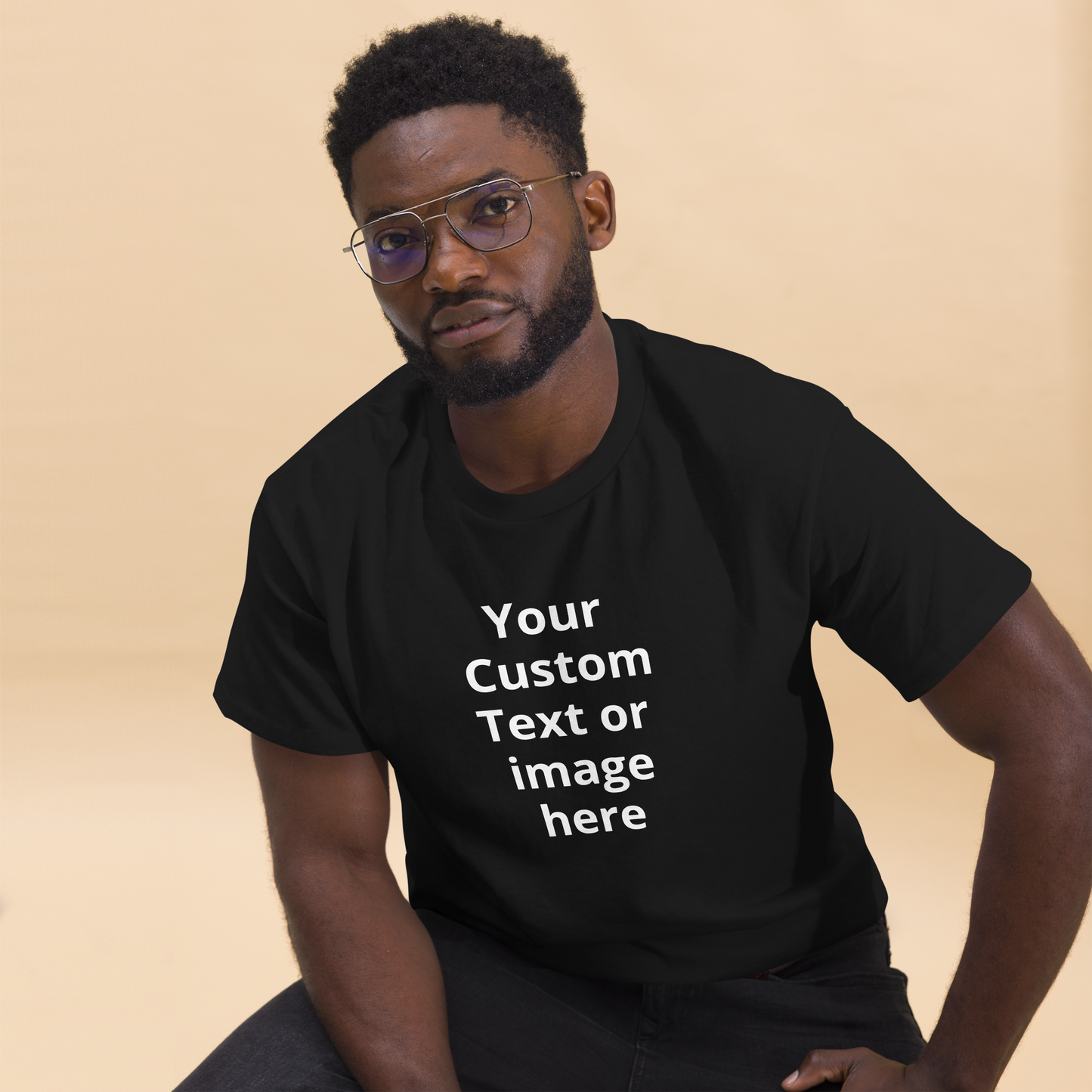 Personalised Custom T shirt with Custom message or image - Just send your text or image