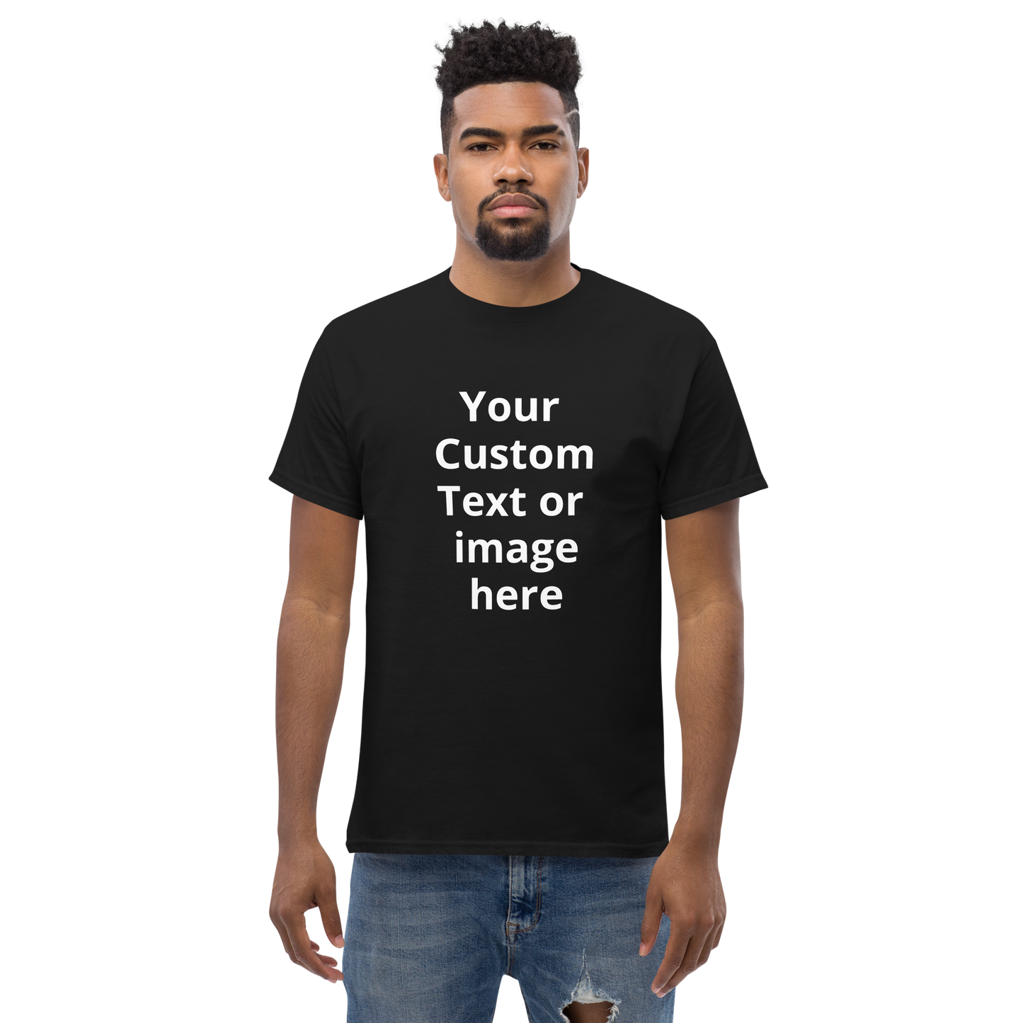 Personalised Custom T shirt with Custom message or image - Just send your text or image