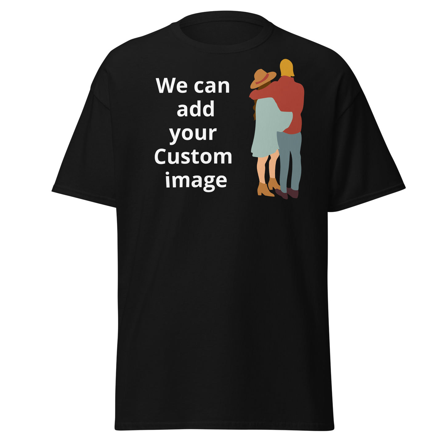 Personalised Custom T shirt with Custom image - Just send your text or image