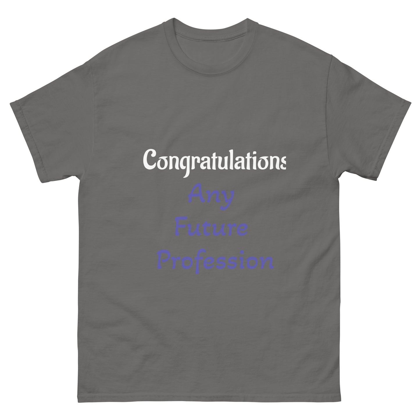 Personalised Congratulation T shirt Gift  for Any Future Profession
