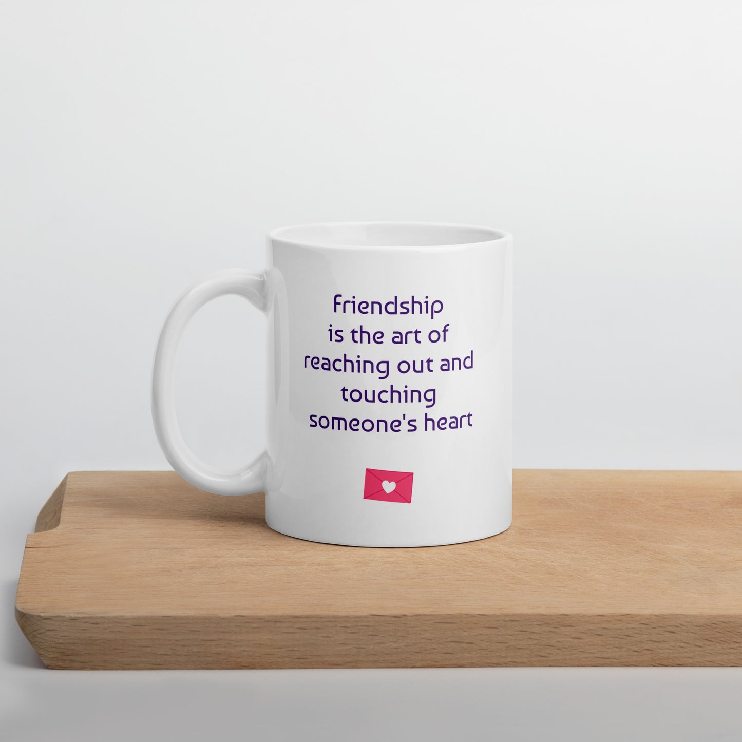 Friendship - Best friend gift, bestie gift,  customised mugs, personalised gift, gift for friends -White glossy mug