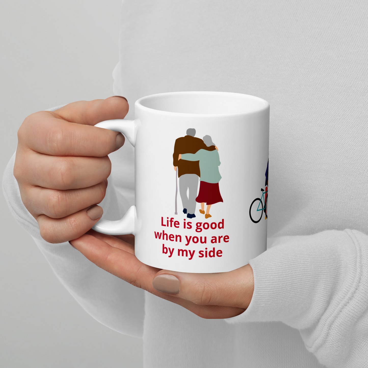 A perfect gift for lifetime - With personalised any text any picture -Mugs for couple, friends , Anniversary Gift with custom message