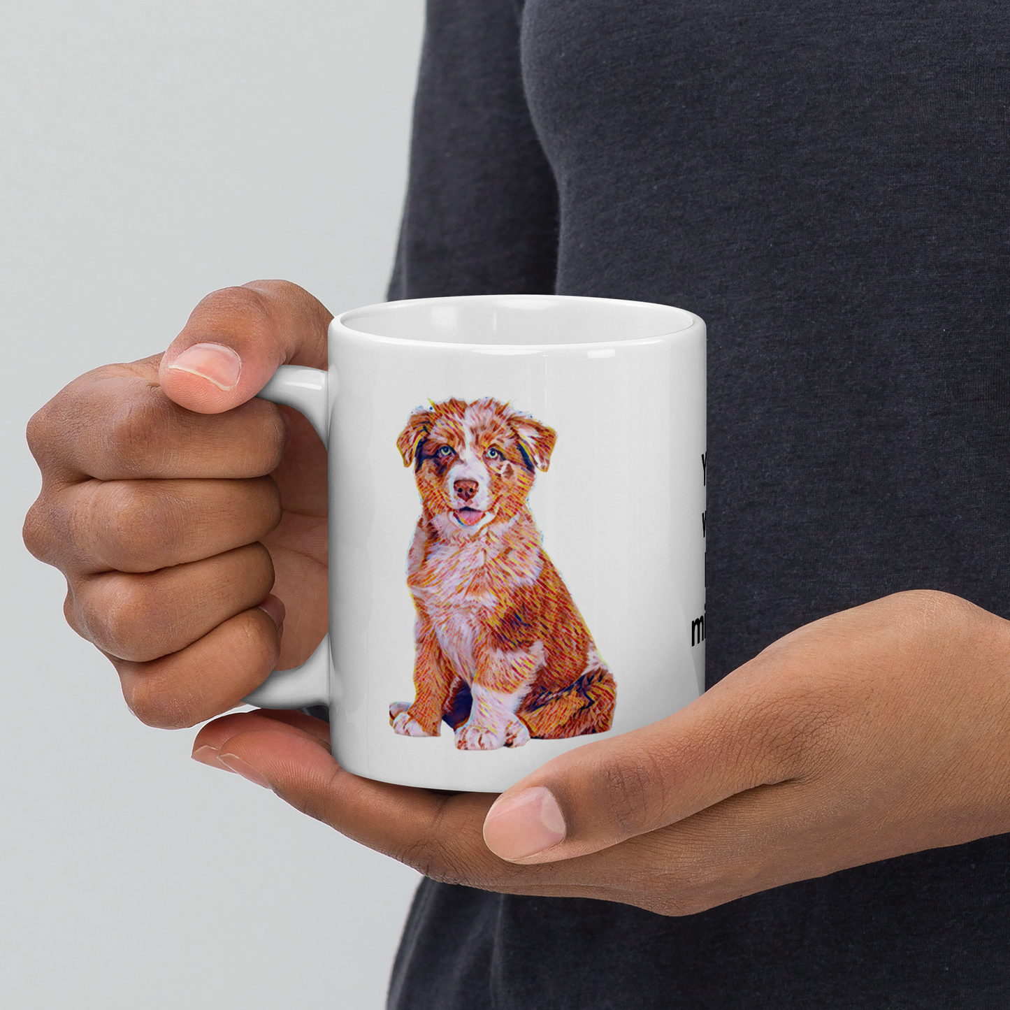 Custom Pet Mug Using Pet Photo + Name Custom Dog Mug Dog Coffee Cup Personalized Pet Mugs Dog Mom Mug Personalized Cat Dad Mug New Dog Mug